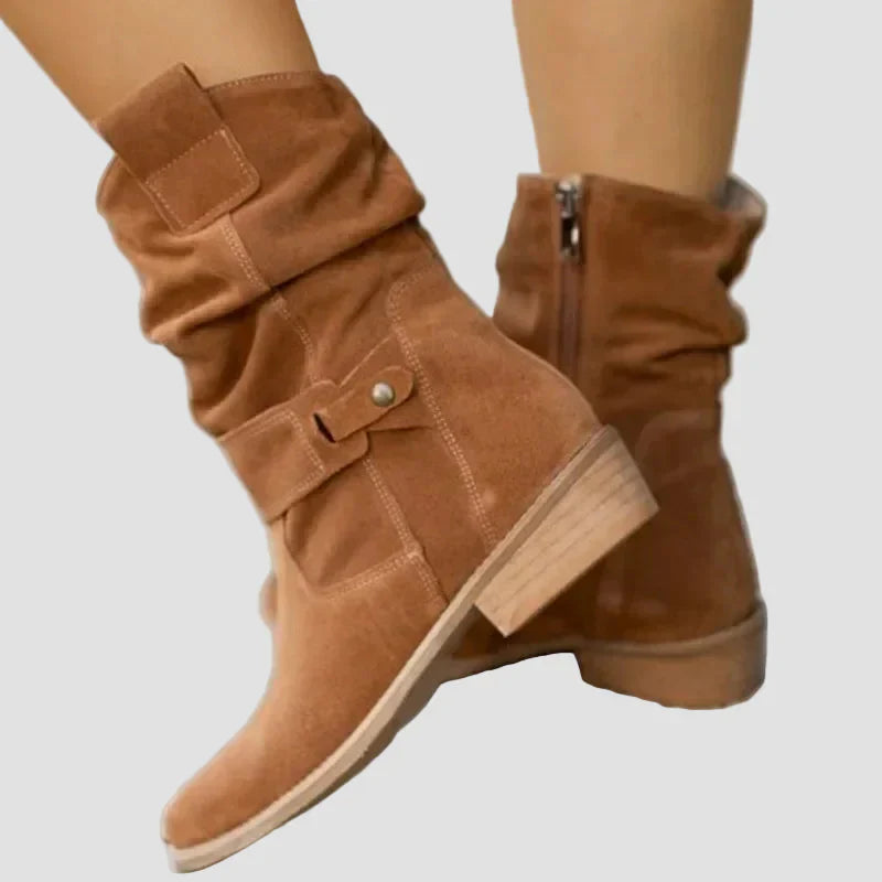 Euthalia - Botine din Suede Clasic