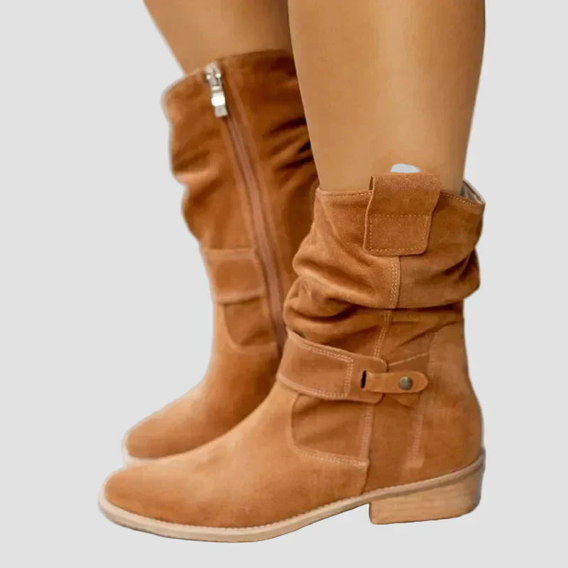 Euthalia - Botine din Suede Clasic