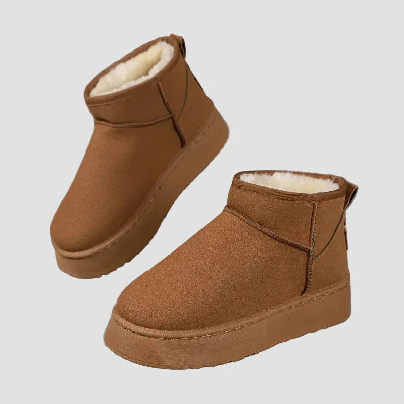 Botine Comfortabile din Suede cu Umplutură Bogată