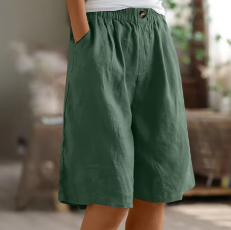 Ileana - Pantaloni scurți confortabili din bumbac