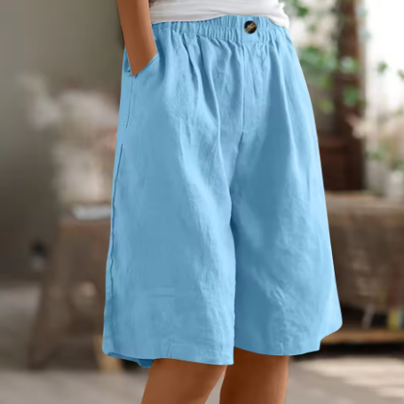 Ileana - Pantaloni scurți confortabili din bumbac