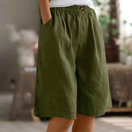 Ileana - Pantaloni scurți confortabili din bumbac