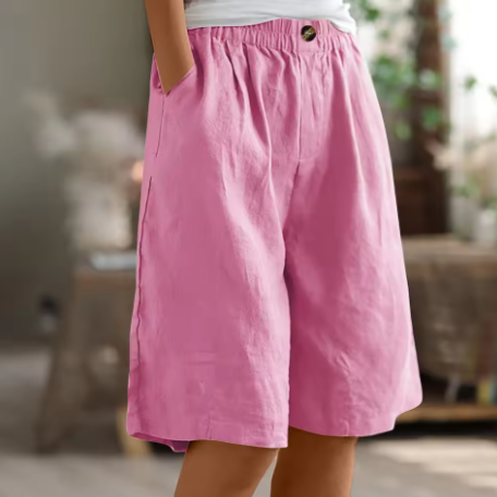 Ileana - Pantaloni scurți confortabili din bumbac