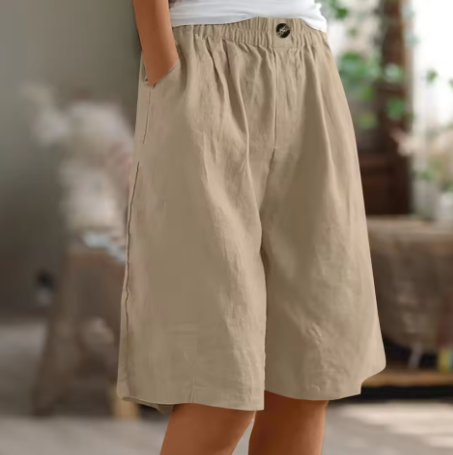 Ileana - Pantaloni scurți confortabili din bumbac