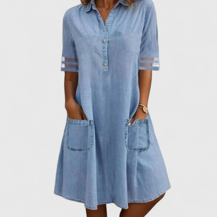 Brittany™ | Rochie din denim