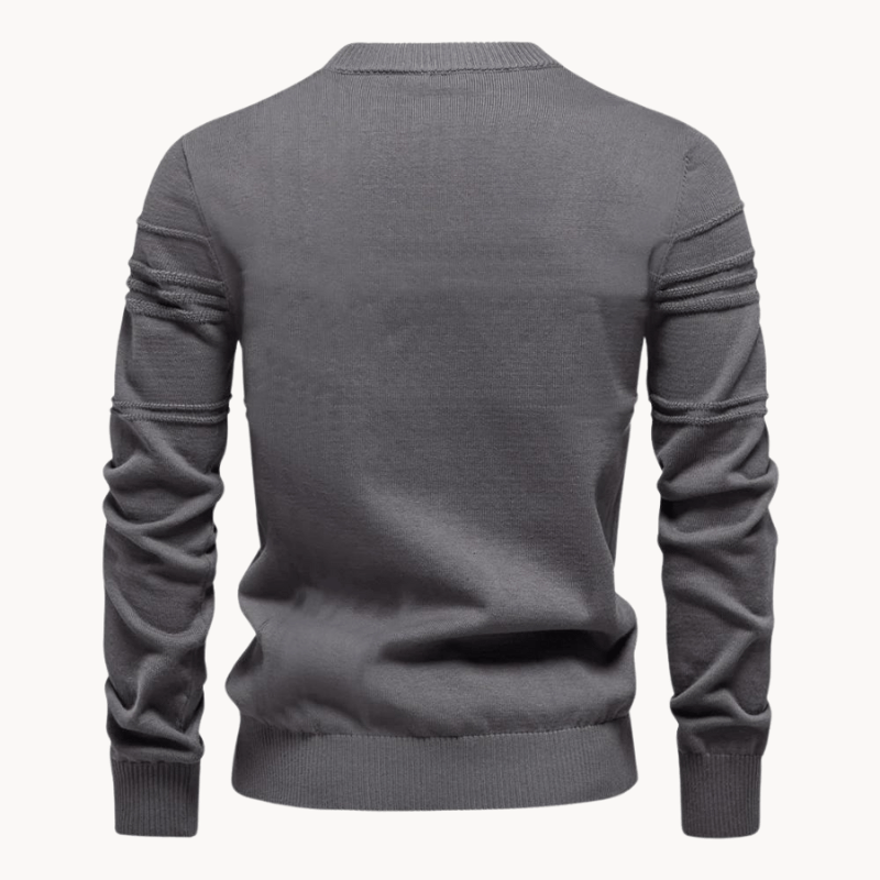 Burkhard | Pulover elegant pentru bărbați cu design în carouri