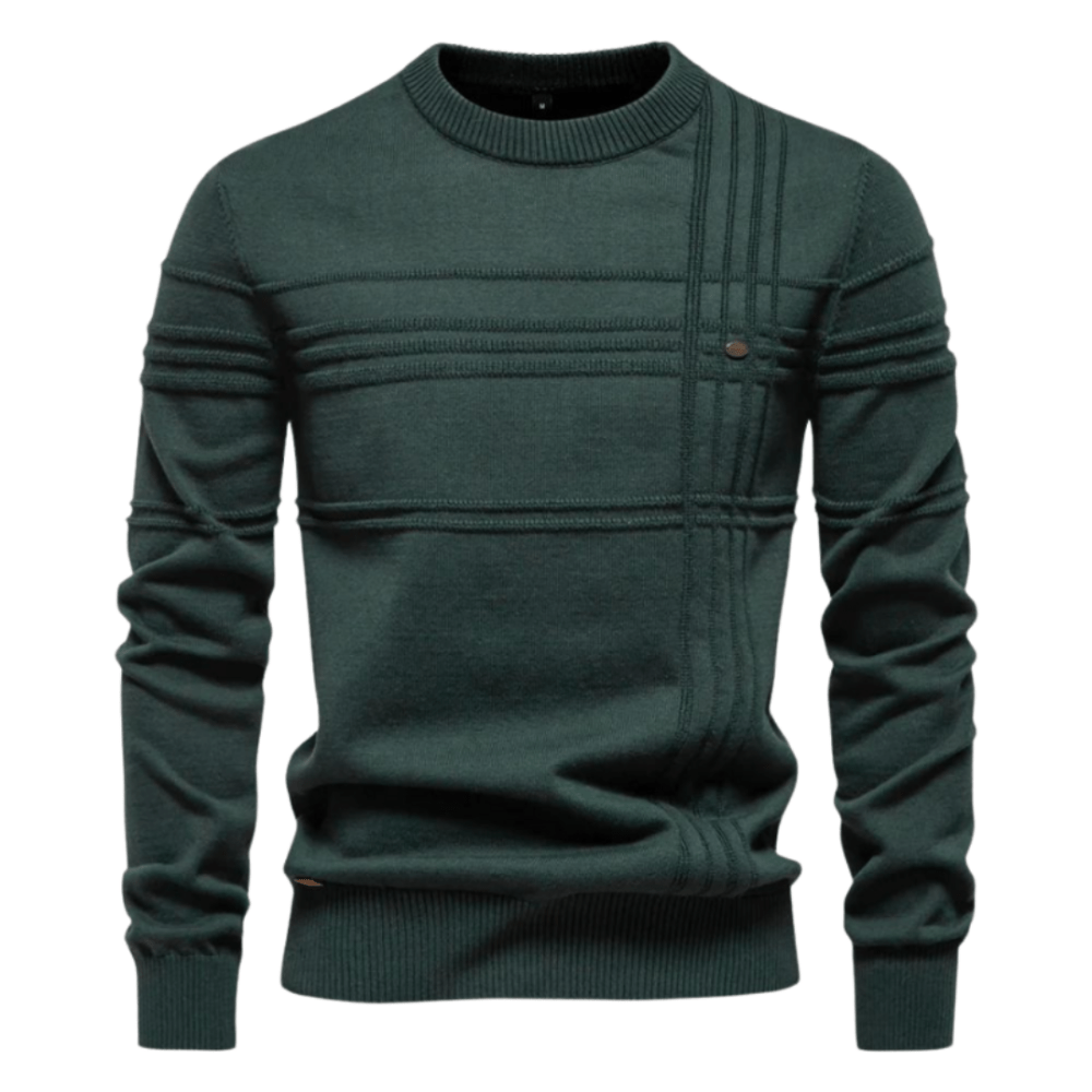 Burkhard | Pulover elegant pentru bărbați cu design în carouri