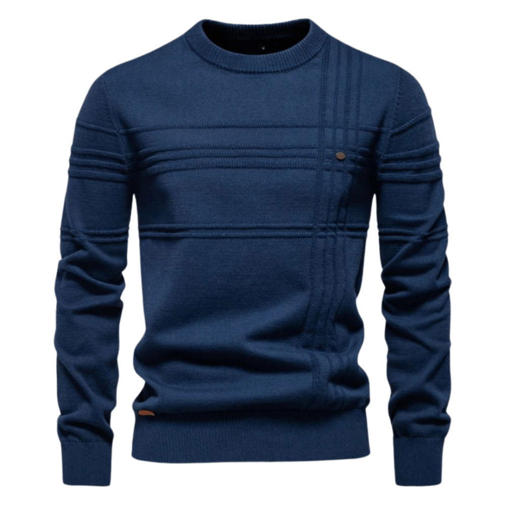 Burkhard | Pulover elegant pentru bărbați cu design în carouri