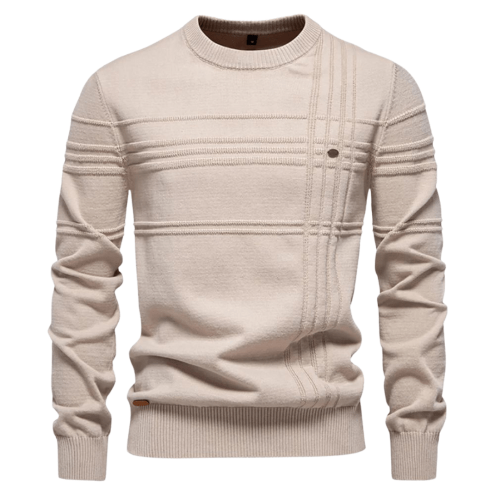 Burkhard | Pulover elegant pentru bărbați cu design în carouri