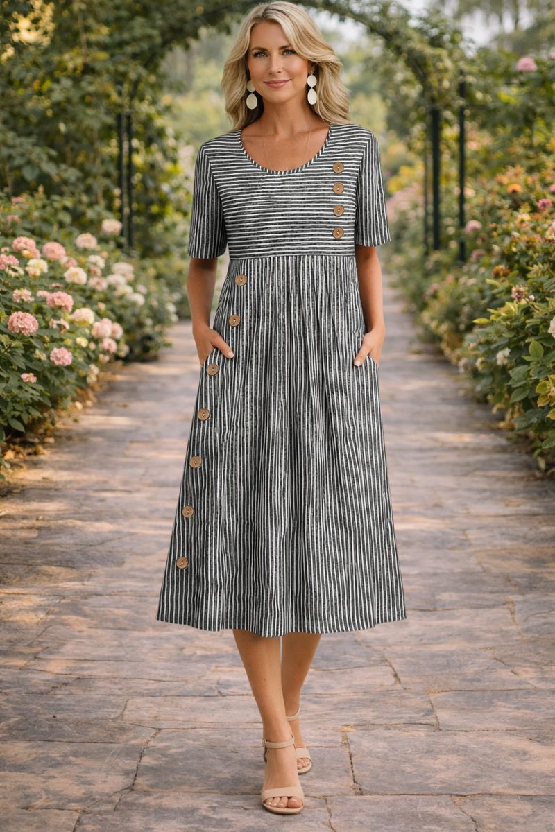 Eva - Rochie cu dungi