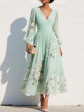 Viorel – Rochie Midi Florală de o Eleganță Primăvăratecă