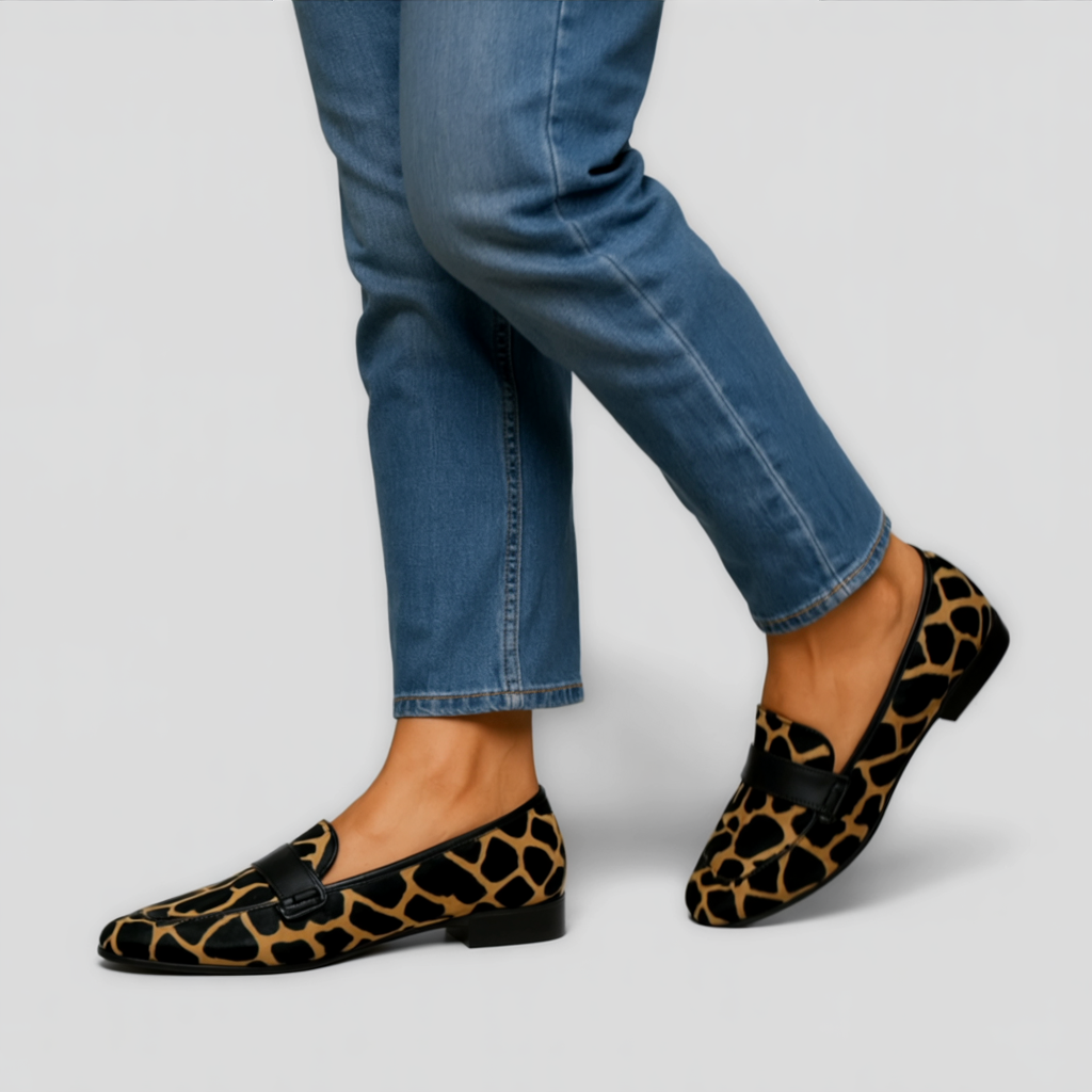 Mănuși Leopard Mary - Încălțăminte confortabilă pentru femei
