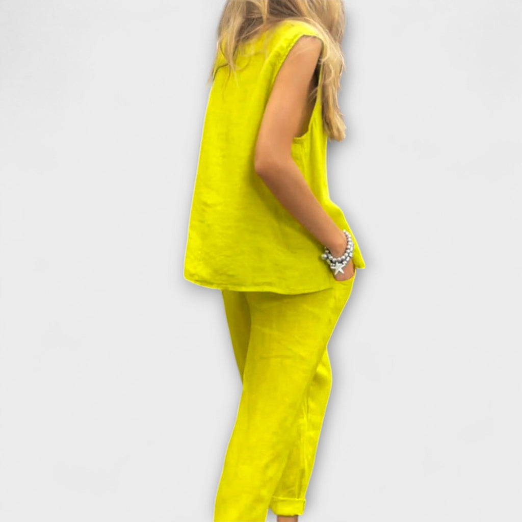 Jennifer - Outfit lejer din bumbac și in