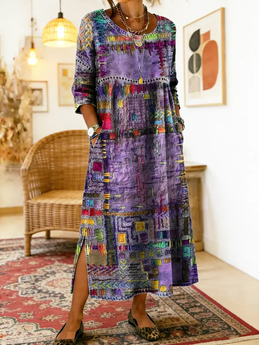 Liana - Rochie colorată