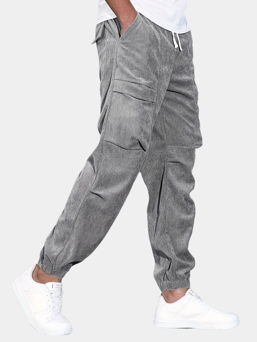 Roy | Pantalon Cargo Din Corduroy
