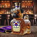 Sticlă de Whisky Bulldog Francez