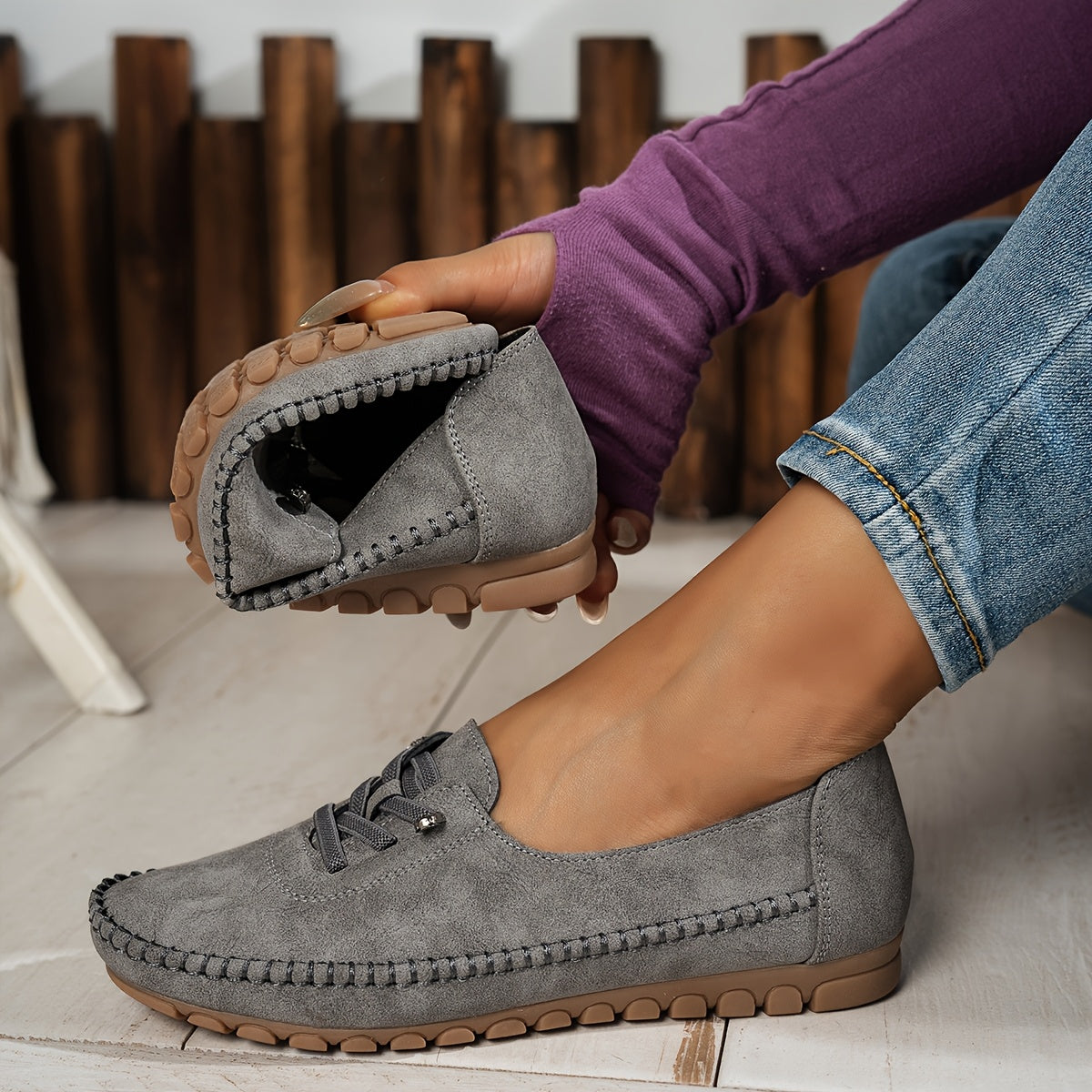 Maia - Pantofi slip-on pentru picioare sensibile