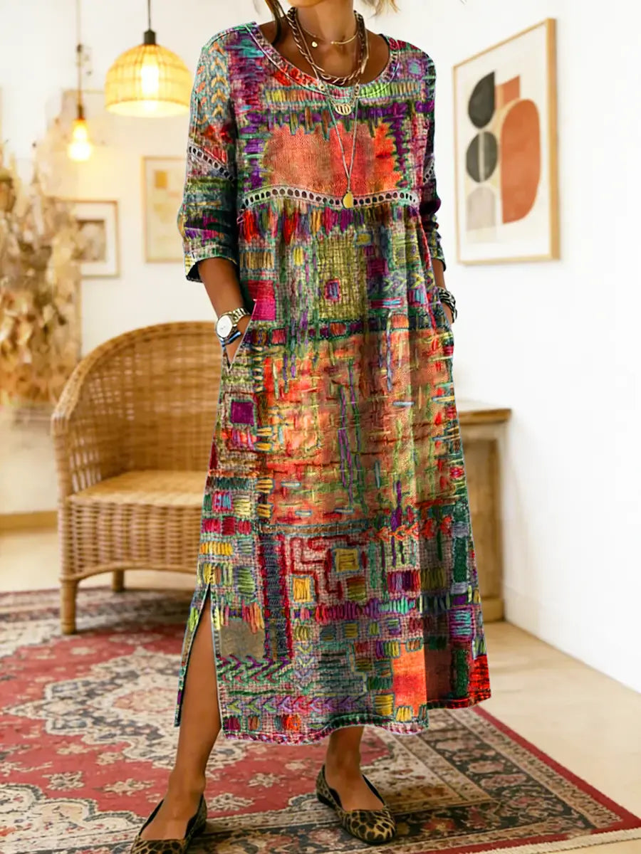 Liana - Rochie colorată