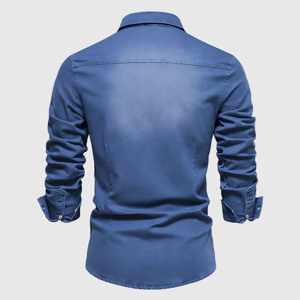 DŽIM – Cămașă din denim din bumbac