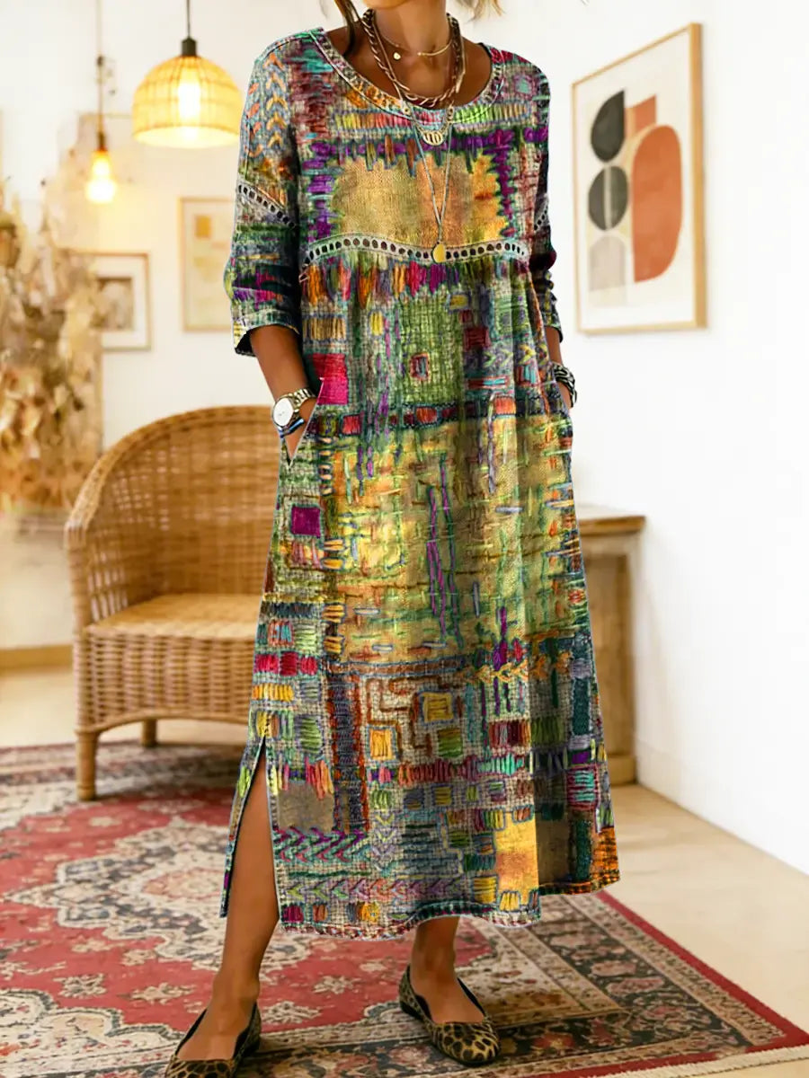 Liana - Rochie colorată