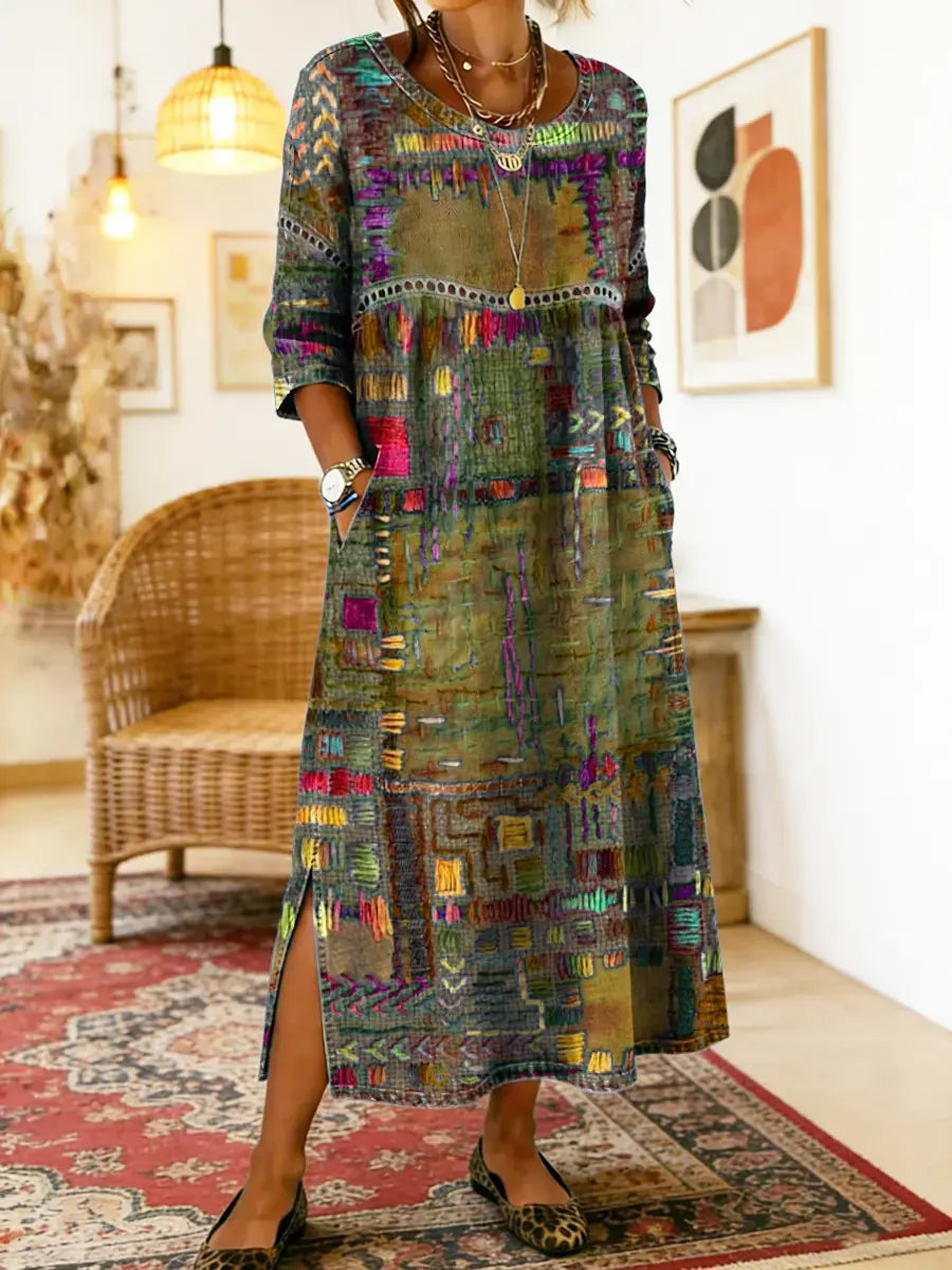 Liana - Rochie colorată