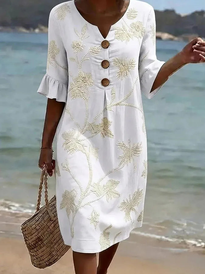 Rochie casual pentru femei cu imprimeu floral