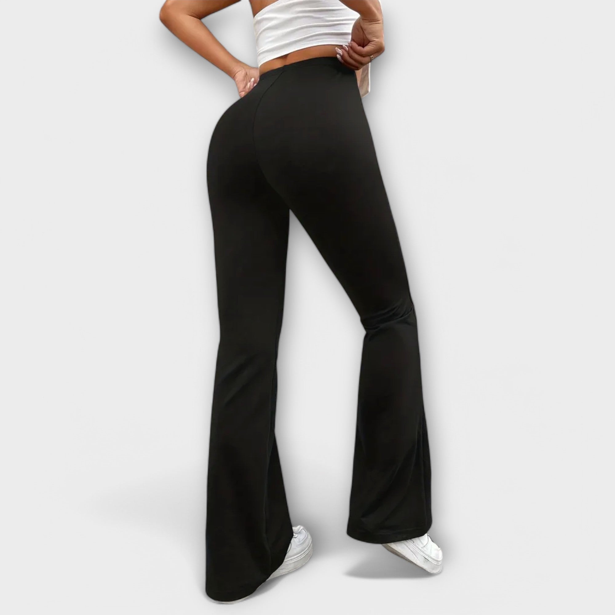 Serena - Pantaloni largi cu croială evazată