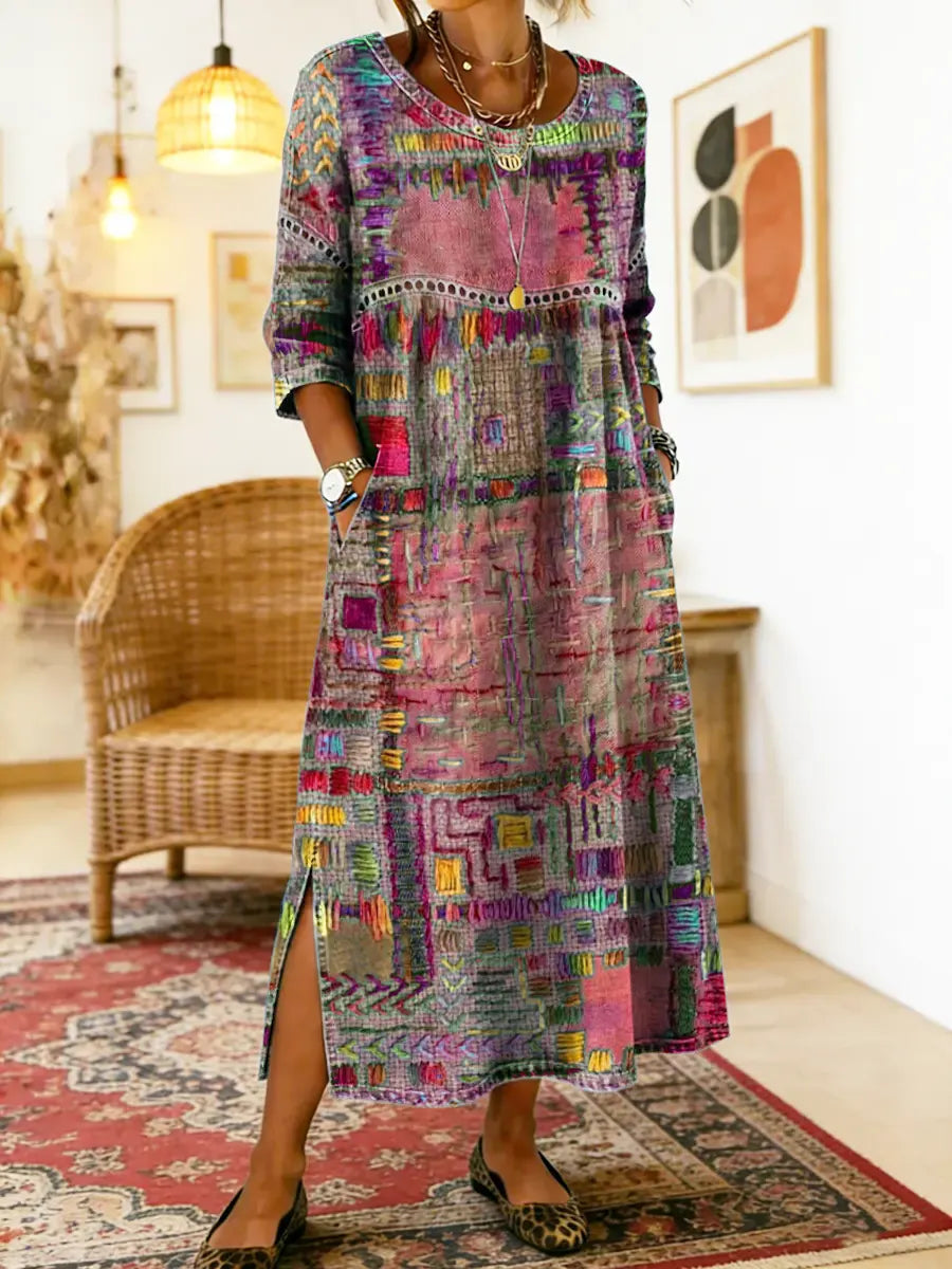 Liana - Rochie colorată