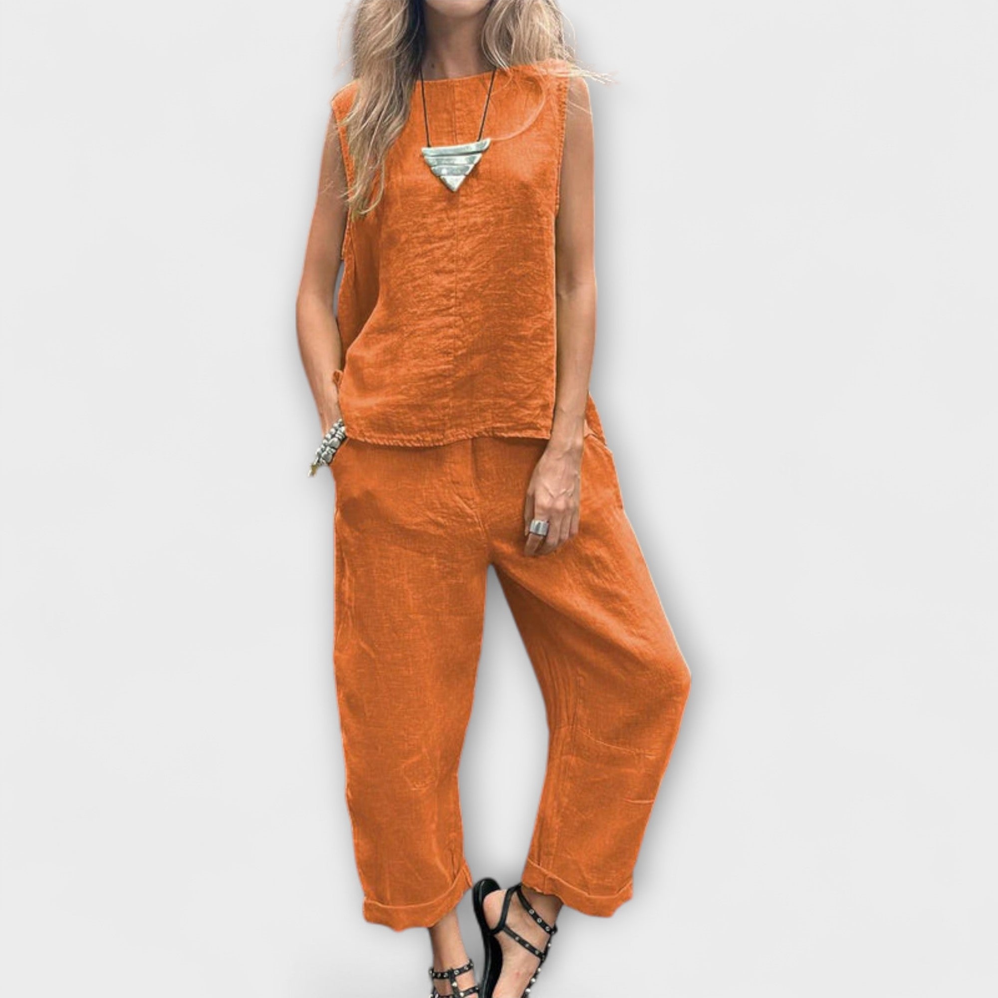 Jennifer - Outfit lejer din bumbac și in