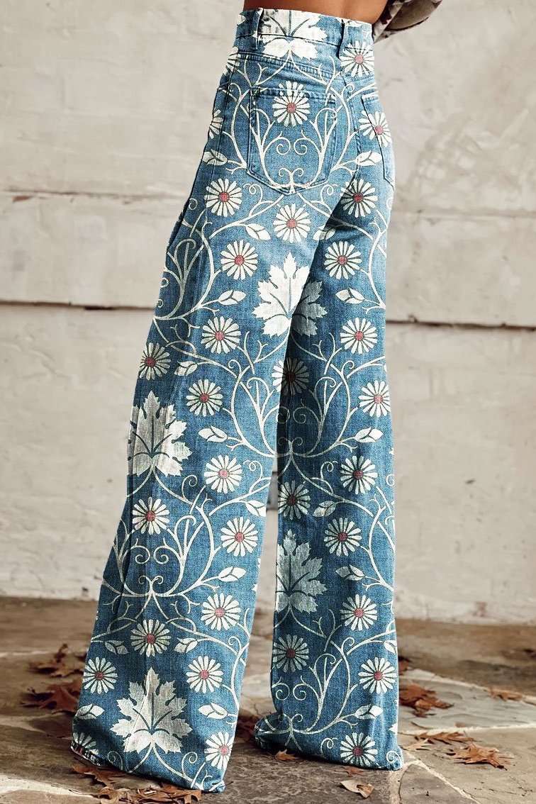 Safira - Pantaloni boho eleganți