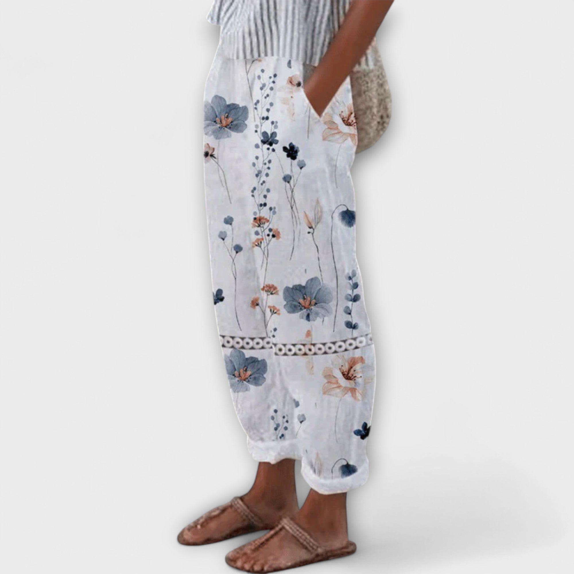 Airish - Pantaloni largi cu imprimeu