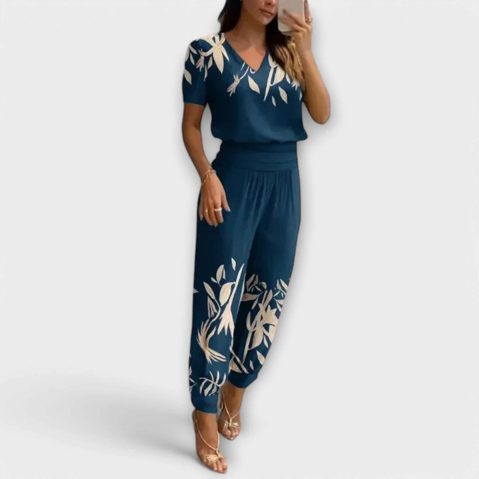 Irmelin – Set elegant cu top și pantaloni
