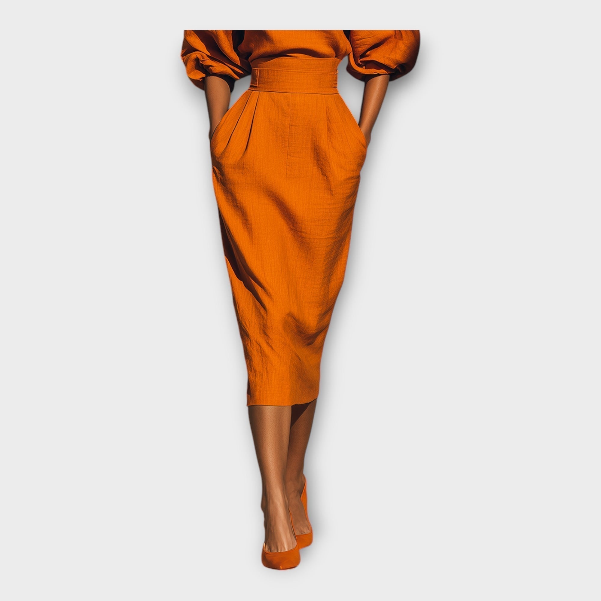 Rochie elegantă cu design rafinat și estetică minimalistă