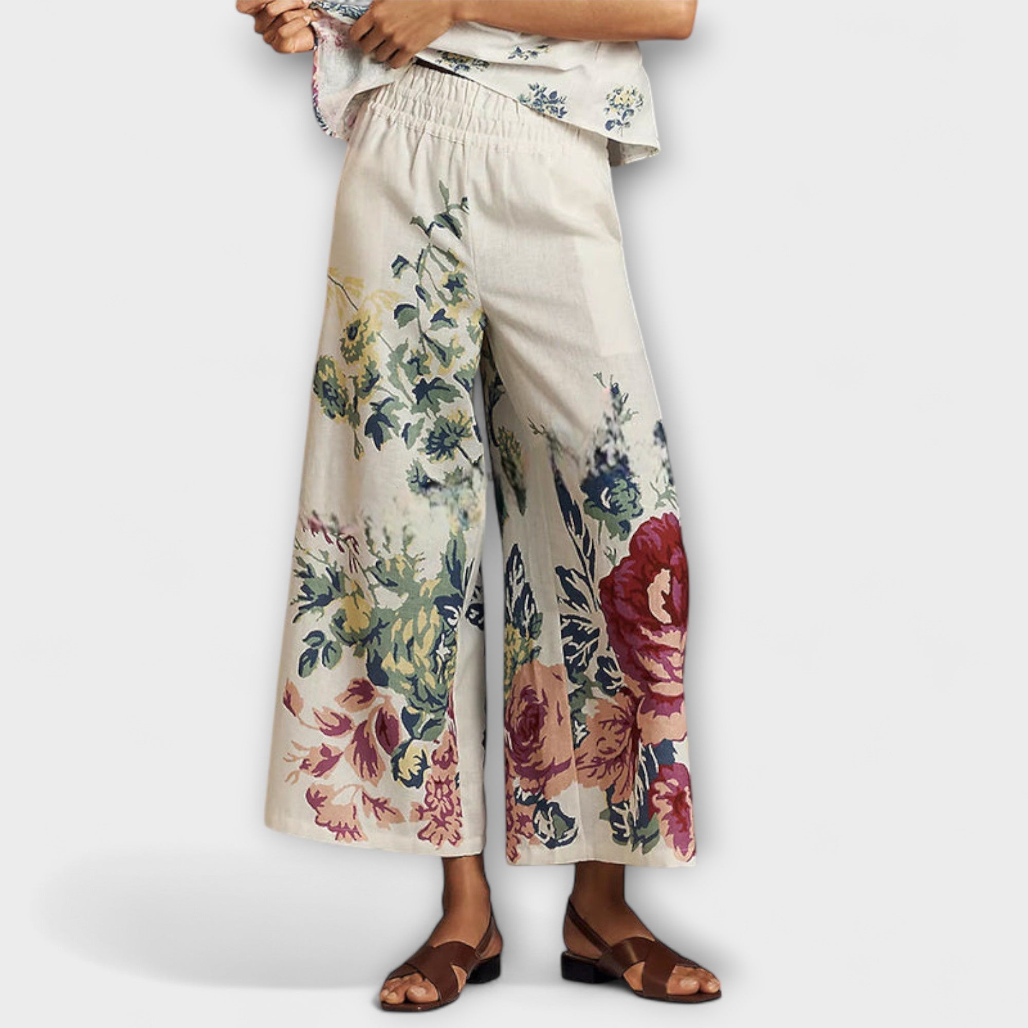 Indigo - Set de rochie florală de vară