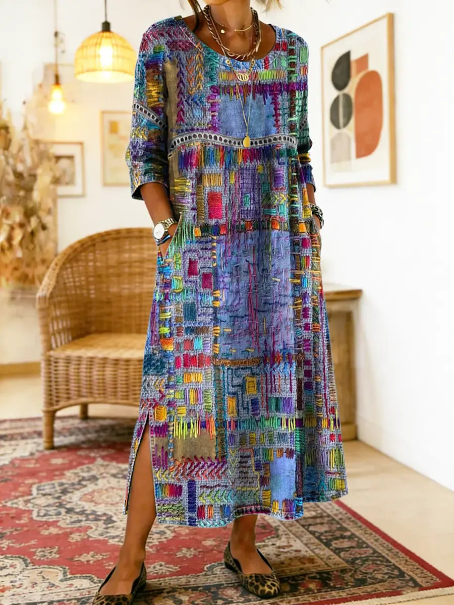 Liana - Rochie colorată