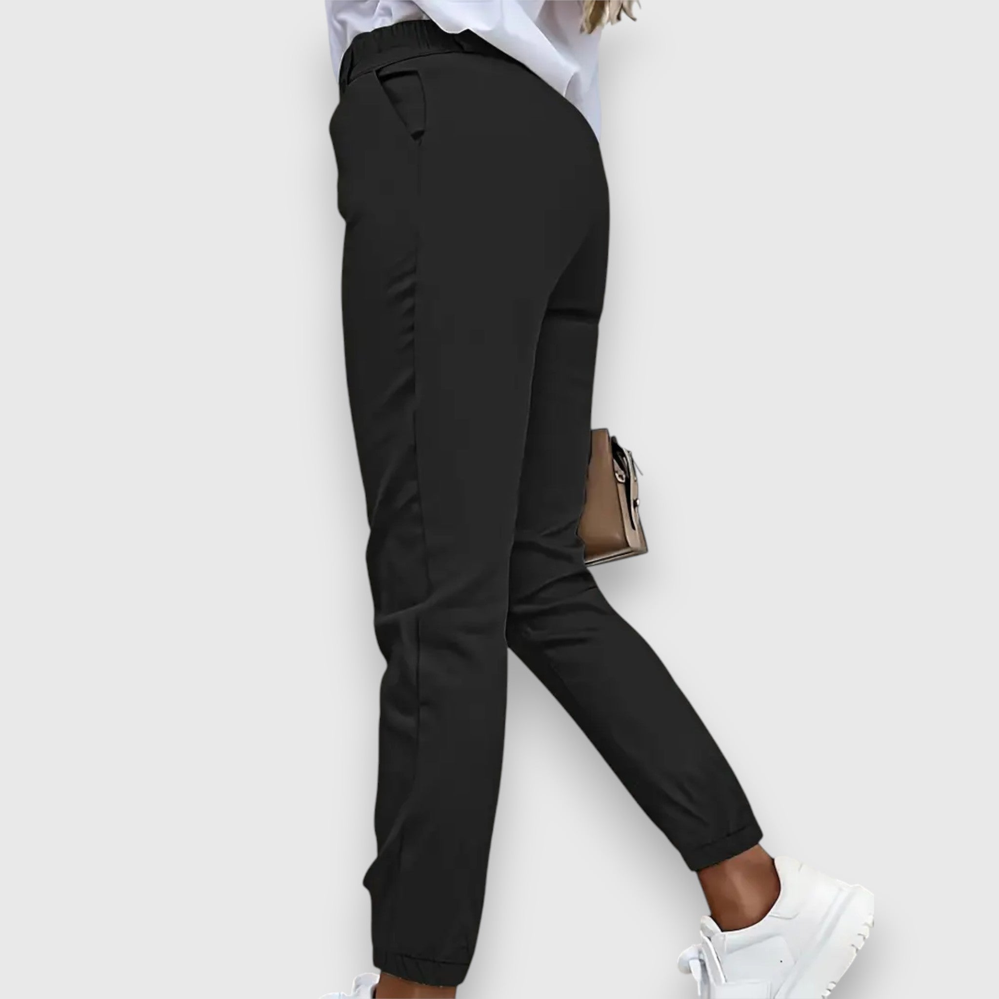 Izabel – Pantaloni eleganți cu talie înaltă