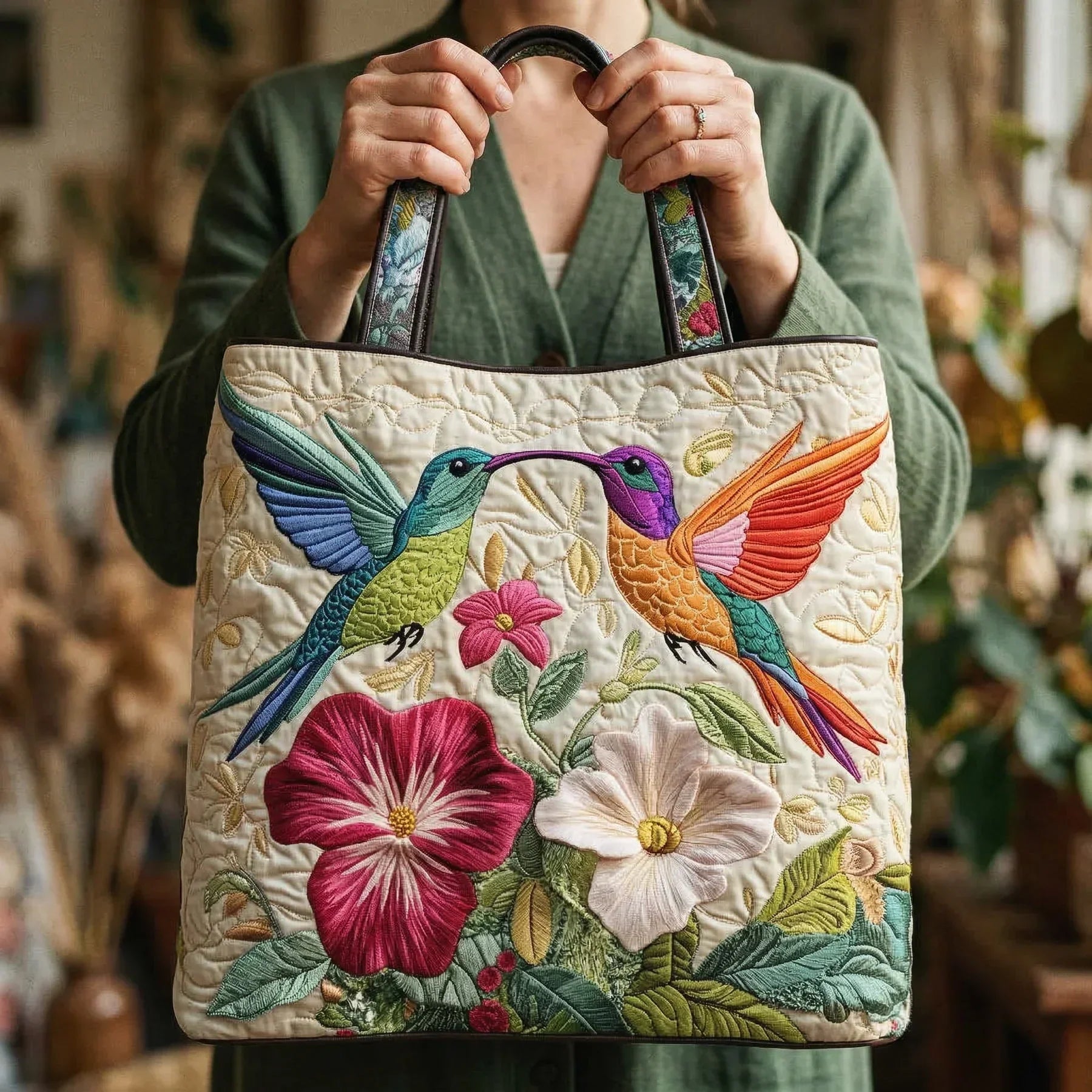 Nadia | Geantă moale și quilted, făcută manual
