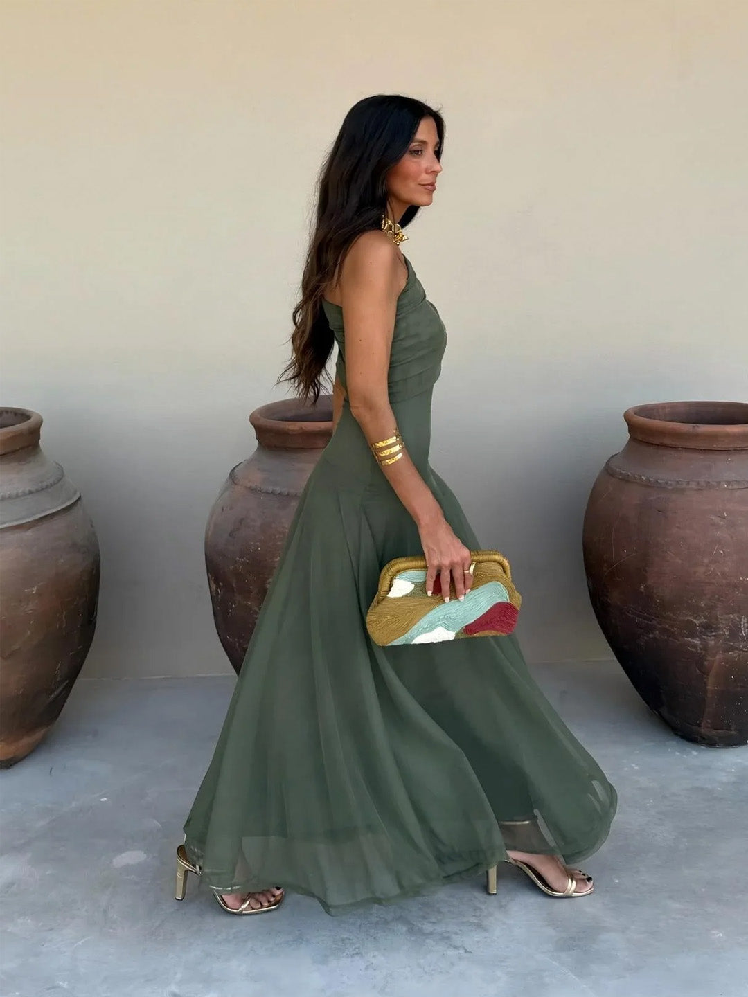 GIORGINA - Rochie lungă de designer