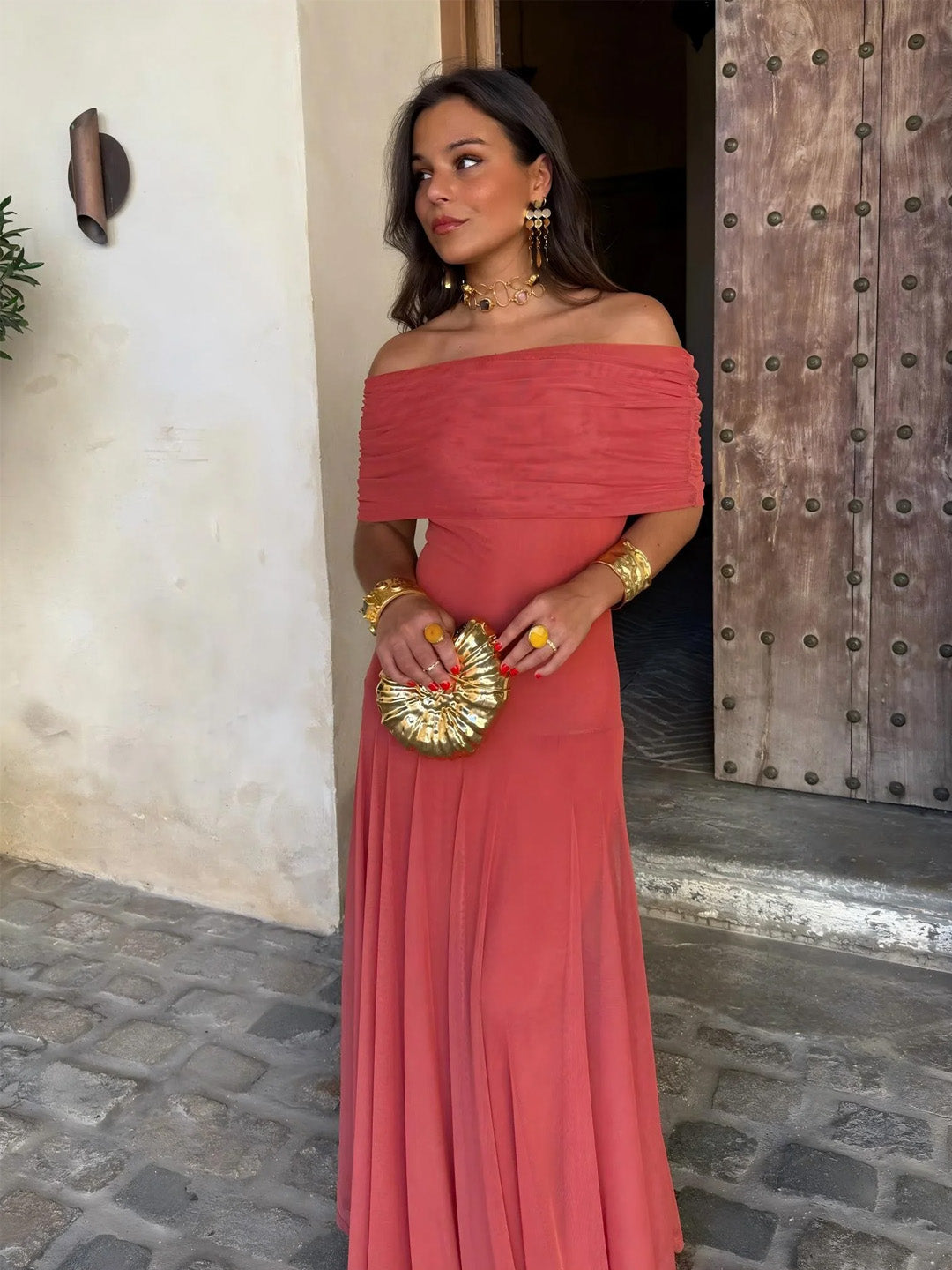 GIORGINA - Rochie lungă de designer