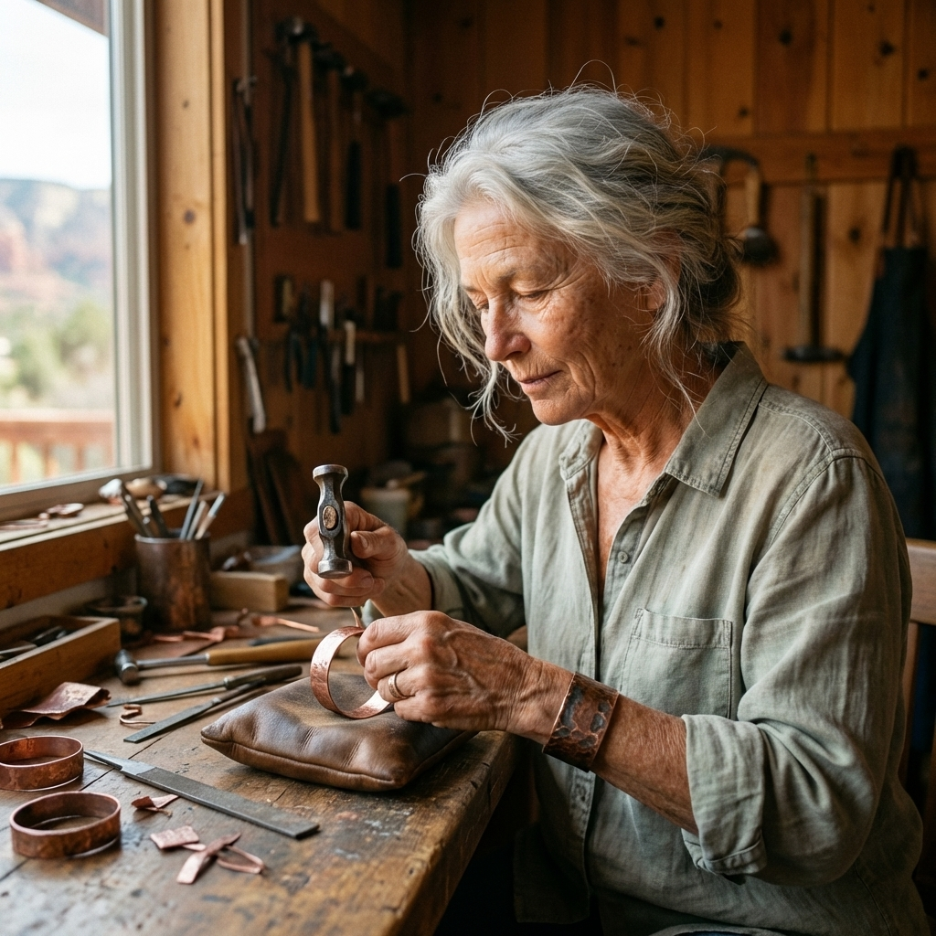 Brățară din Cupru Alorin's Weave