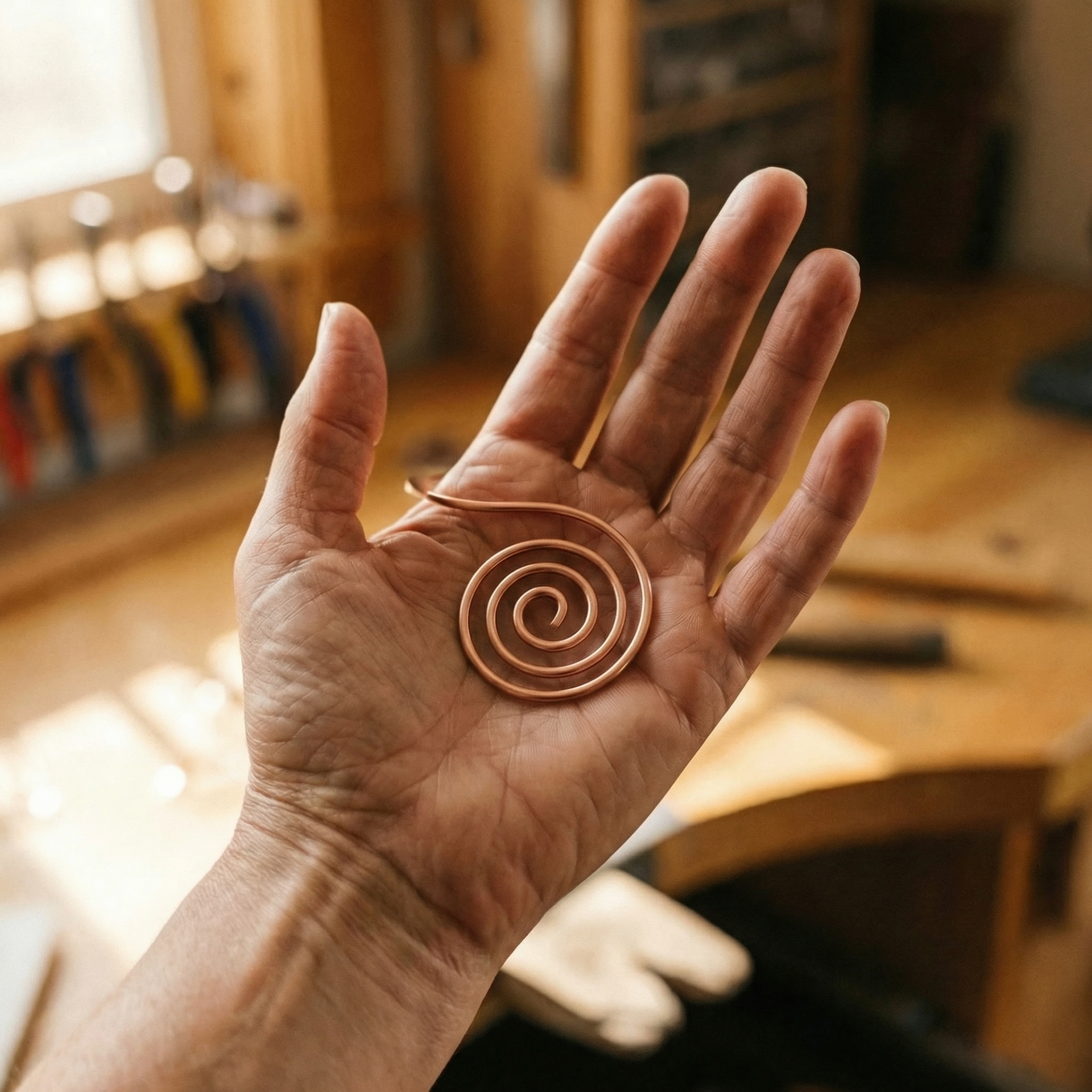 Alorin's Flow Copper Hand Spiral