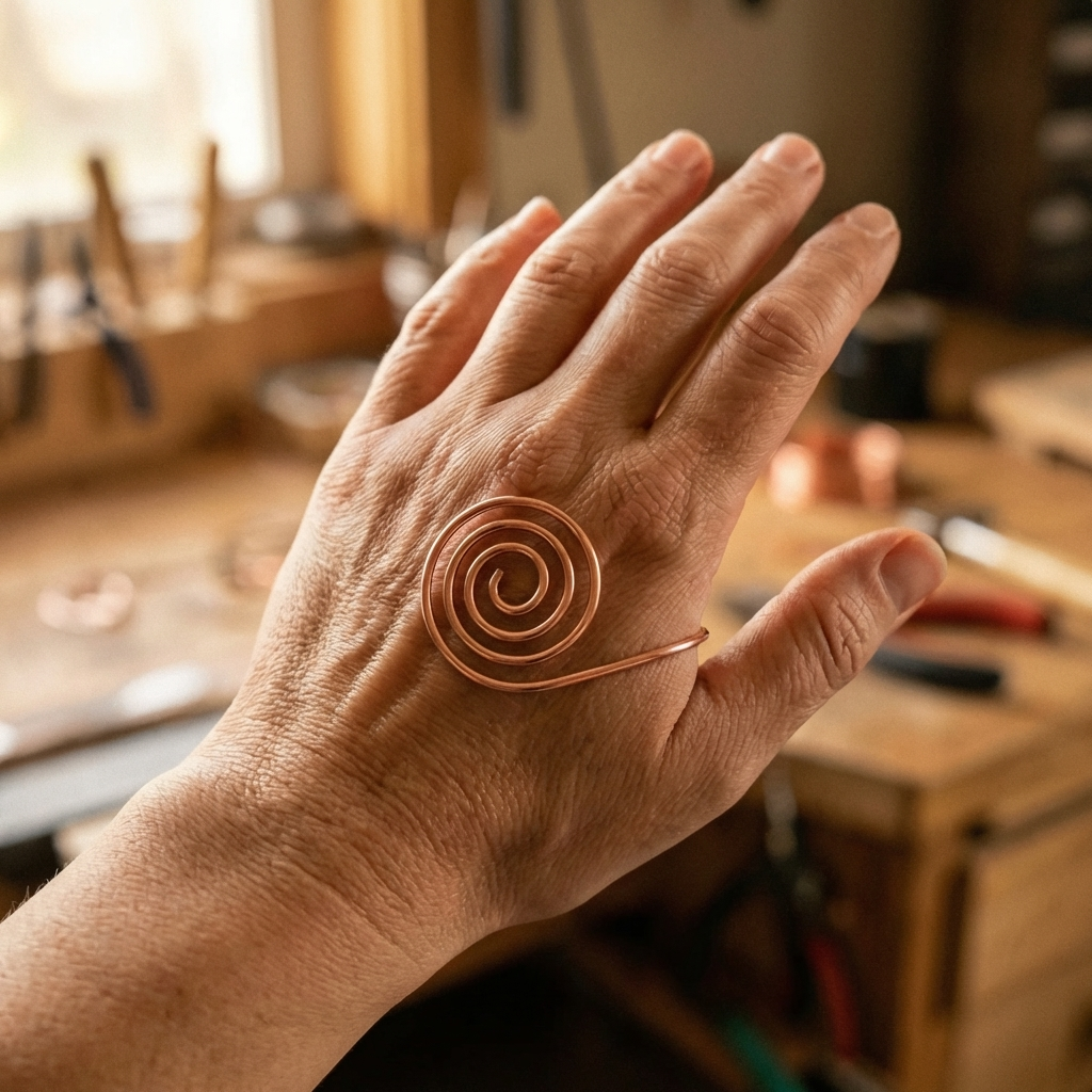 Alorin's Flow Copper Hand Spiral