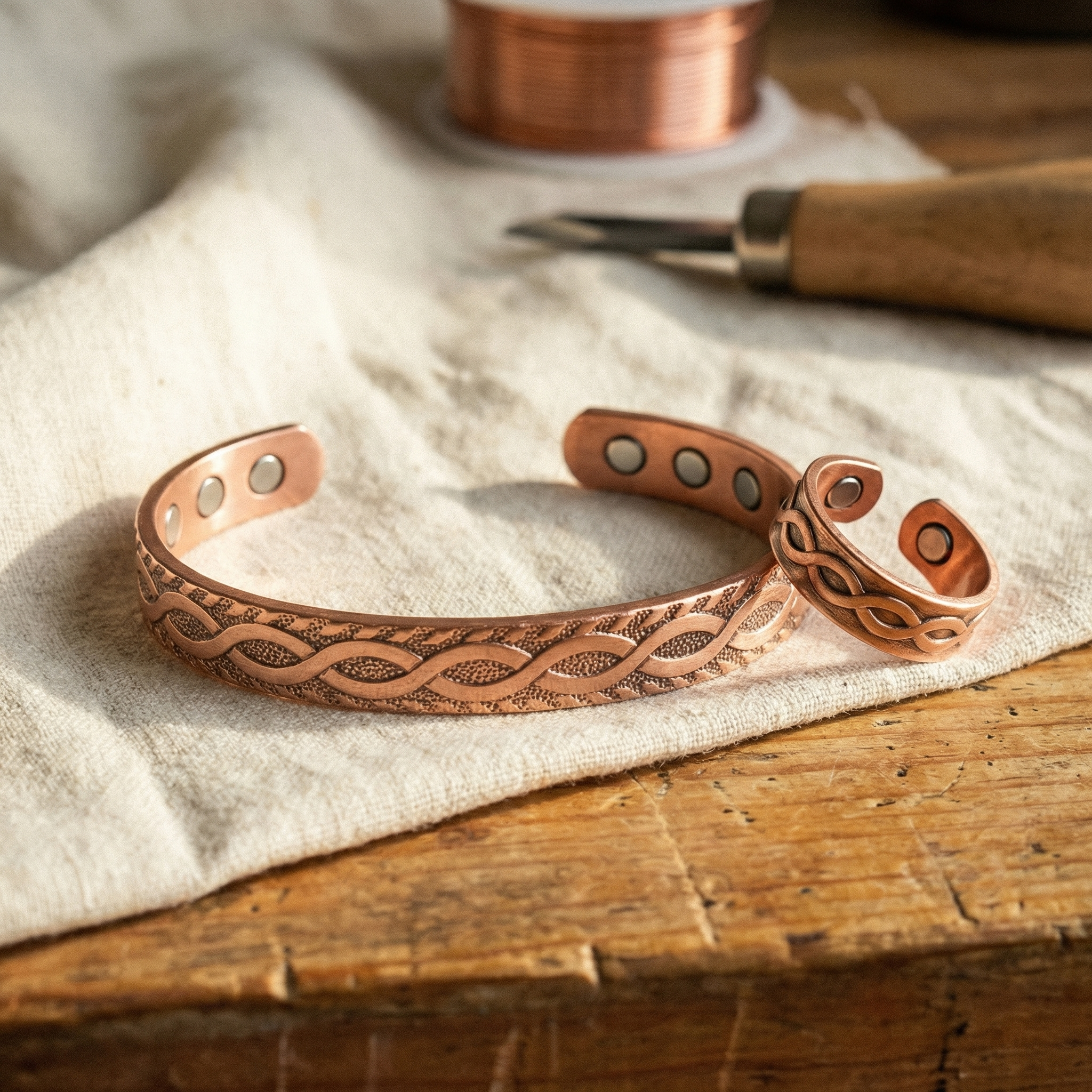 Set din cupru Alorin's Knot