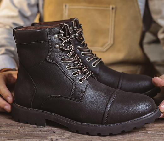 Colton™ | Botine din piele pentru bărbați premium
