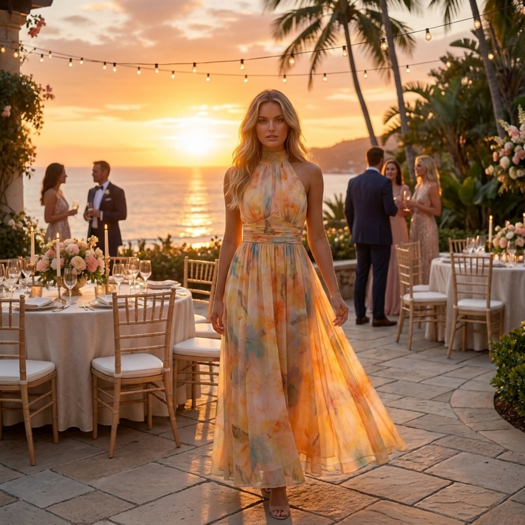 Elena - Maxi-dressing cu model