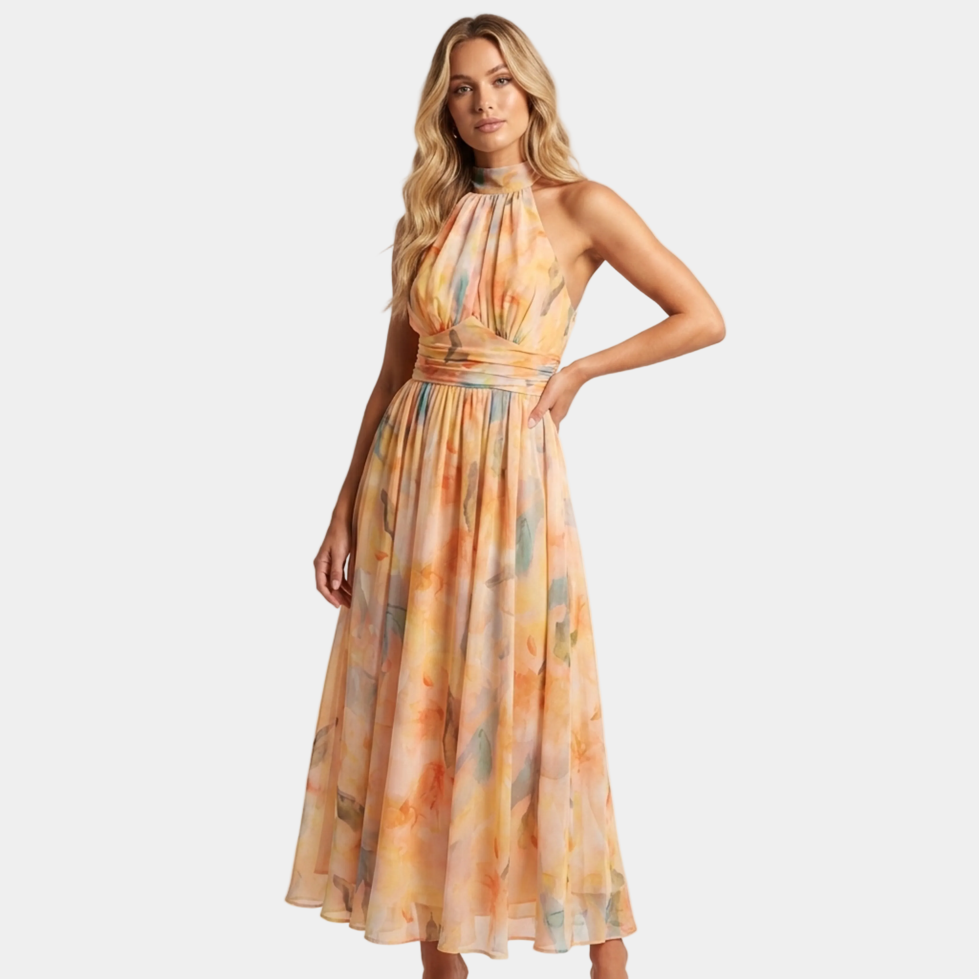 Elena - Maxi-dressing cu model