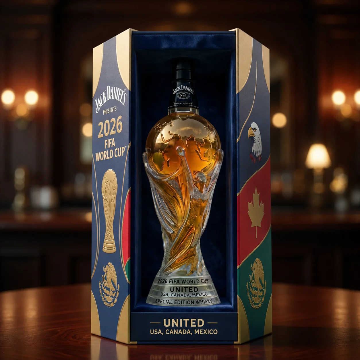 Sticlă de Whisky - Ediție Specială Mondiale 2026