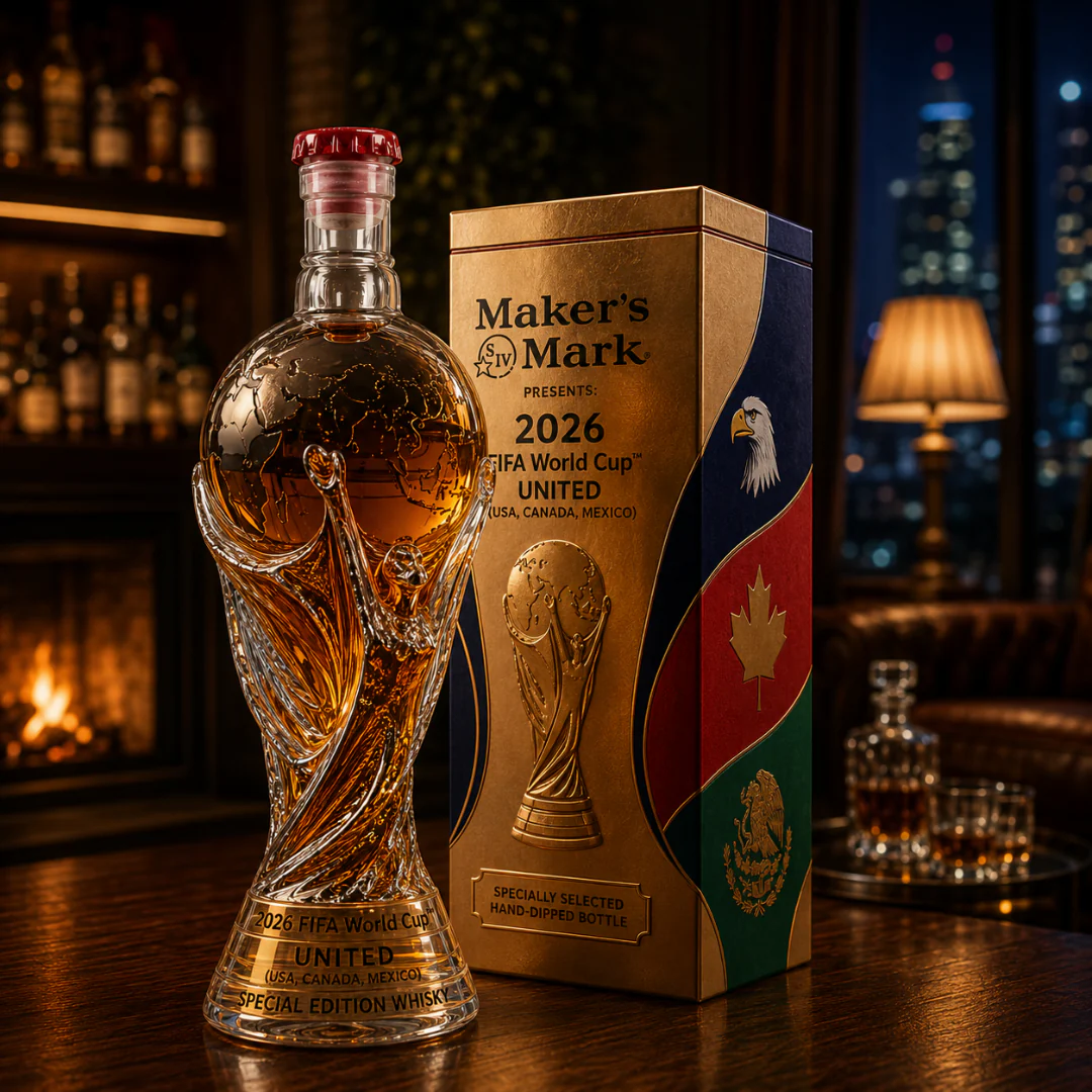 Sticlă de Whisky - Ediție Specială Mondiale 2026