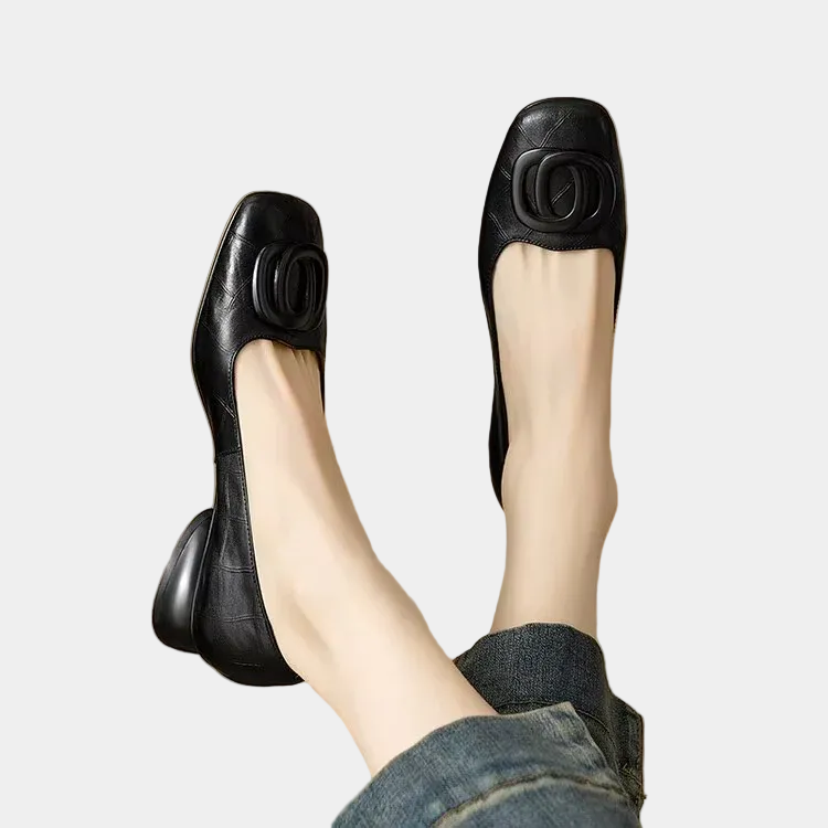 Edna - Balerini din piele moale