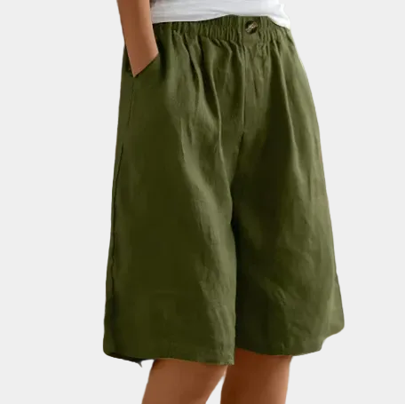 Ileana - Pantaloni scurți confortabili din bumbac